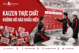 Cải tiến liên tục (Kaizen) không thể sống thọ nếu chỉ dựa vào phong trào hô hào khẩu hiệu