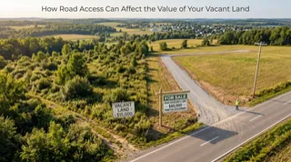 How Road Access Can Affect the Value of Your Vacant Land