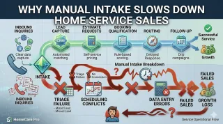 Why Manual Intake Slows Down Home Service Sales