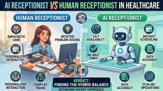 AI Receptionist vs Human Receptionist in Healthcare