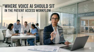 Where Voice AI Should Sit in the Patient Access Workflow