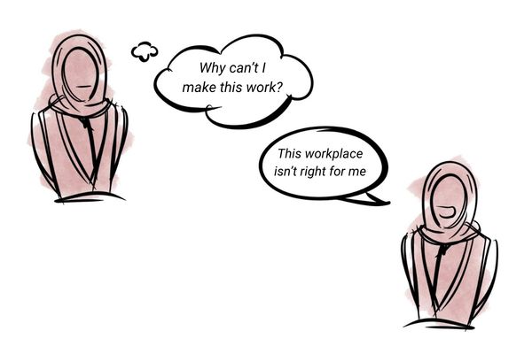 From the wrong environment to the right direction