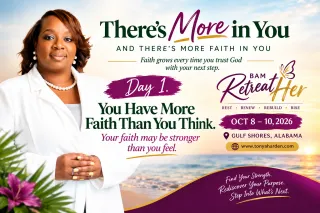 There is more faith in you