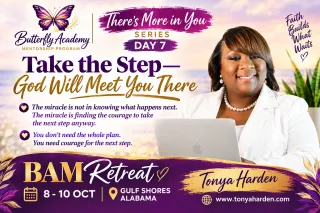 Take The Step God Is with You There!