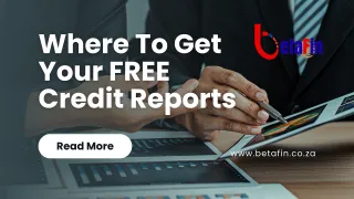 Where to Get Your Free Credit Report