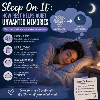 How Rest Helps Quiet Unwanted Memories