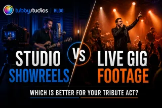 Studio Showreels Vs Live Gig Footage: Which Is Better For Your Tribute Act?