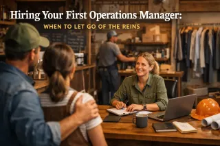 Hiring Your First Operations Manager: When to Let Go of the Reins