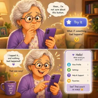 Afraid to Tap Something? Read This