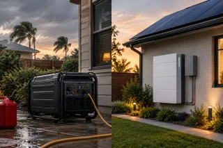 What Hurricane Beryl Actually Showed Houston About Generators, and What Battery Backup Covers Instead