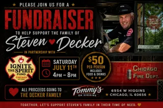 Fundraiser for Steven Decker & Family at Tommy’s on Higgins
