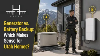 Generator vs. Battery Backup: Which Makes Sense for Utah Homes?