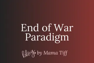 The Blue: End of War Paradigm