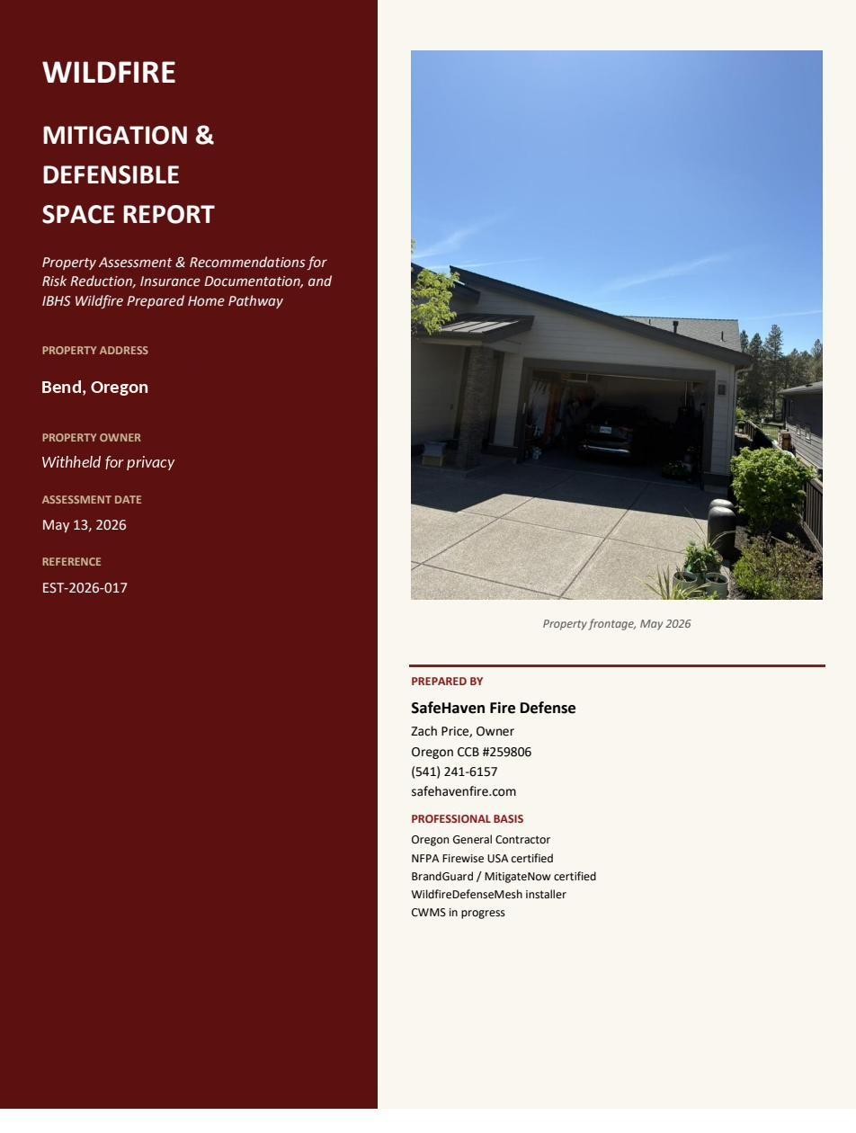 What wildfire mitigation documentation actually needs to include