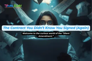 The Contract You Didn’t Know You Signed (Again)  Welcome to the curious world of the “Silent Amendment.”