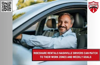 Rideshare Rentals Nashville Drivers Can Match to Their Work Zones and Weekly Goals