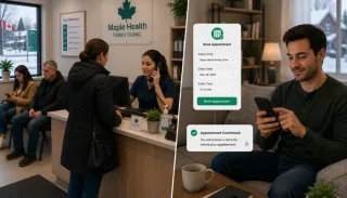 AI Receptionist vs. Human Receptionist: What’s Best for Your Canadian Clinic?