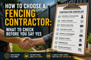 How to Choose a Fencing Contractor: What to Check Before You Say Yes
