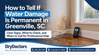 How to Tell If Water Damage Is Permanent in Greenville, SC