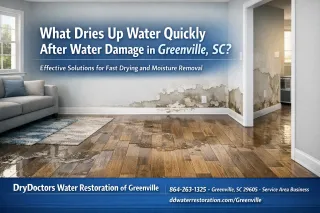 What Dries Water Quickly After Water Damage? (Greenville, SC)