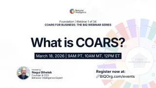 March 18, 2026 - What is COARS?