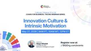 May 27, 2026 - Innovation Culture & Intrinsic Motivation