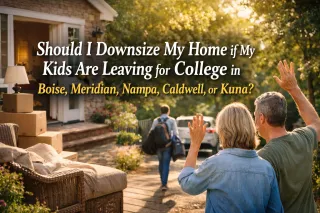 Should I Downsize My Home if My Kids Are Leaving for College in Boise, Meridian, Nampa, Caldwell, or Kuna?