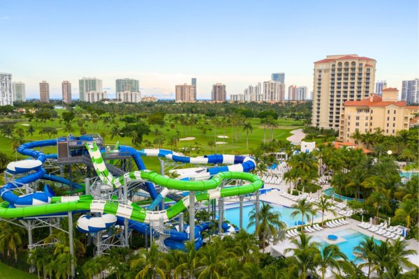 Explore Turnberry Isle with Golf, Waterslides, Pool, Spa and Dining in Aventura