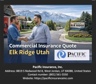 Commercial Insurance Quote Elk Ridge Utah