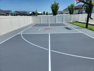 Painting Pickleball Lines on Basketball Court Guide