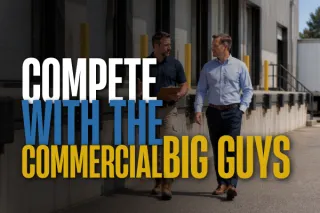 How to Compete with the "Big Guys" in Commercial Restoration (Without Pretending to Be One)