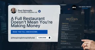 Why a Full Restaurant Isn’t Profitable | Menu Engineering