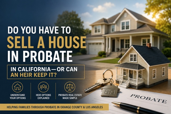Do You Have to Sell a House in Probate in California?