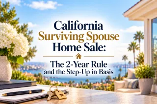 Selling Your Home After Your Spouse Dies in California: The 2-Year Rule and Step-Up in Basis