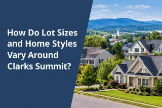 How Do Lot Sizes and Home Styles Vary Around Clarks Summit?