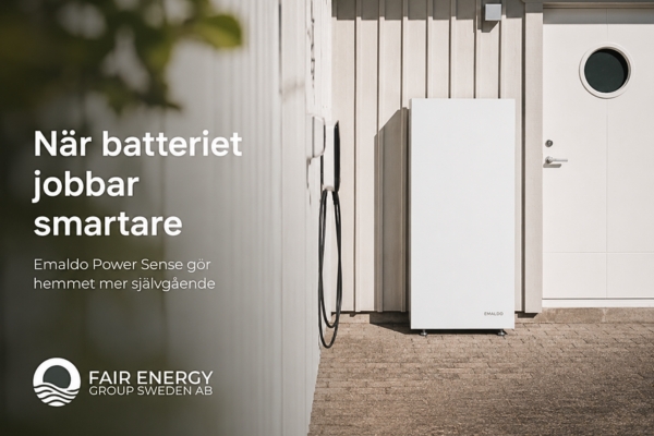 Nyheten Emaldo Power Sense: när batteriet börjar jobba smartare för hemmet