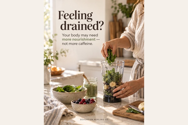 Feeling Drained Your Body May Need More Nourishment Not More Caffeine