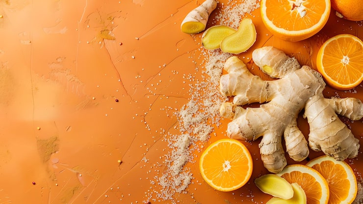 Jus d'Orange & Gingembre frais pour la vitalité du foie