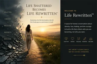 LIFE SHATTERED BECOMES LIFE REWRITTEN™