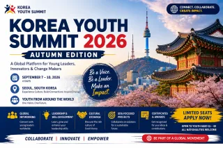 🇰🇷 Korea Youth Summit 2026 (Autumn Edition) – Fully Funded Opportunity in South Korea
