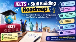 🌍 IELTS + Skill Building Roadmap: Your Complete Guide to Studying Abroad and Building a Global Career (2026)