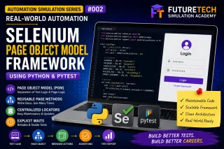 Selenium Page Object Model Framework Using Python | Real-World Automation Simulation #002