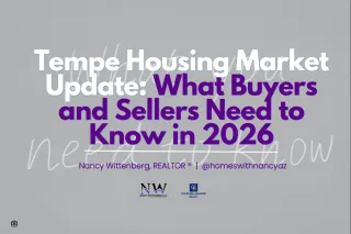 Tempe Housing Market Update: What Buyers and Sellers Need to Know in 2026