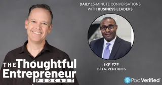 2370 - Why Building a Business Is Like Racing and How to Avoid Crashing with Beta Ventures' Ike Eze