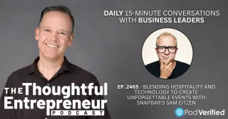 2465 - Blending Hospitality and Technology to Create Unforgettable Events with Snapbar's Sam Eitzen