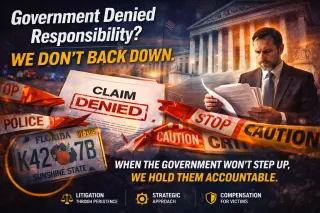 Government Denied Responsibility? We Don’t Back Down.