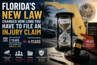 Florida Injury Claim Deadline Cut From 4 Years to 2