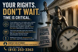 Civil Rights Claim Deadlines: Don't Wait Too Long