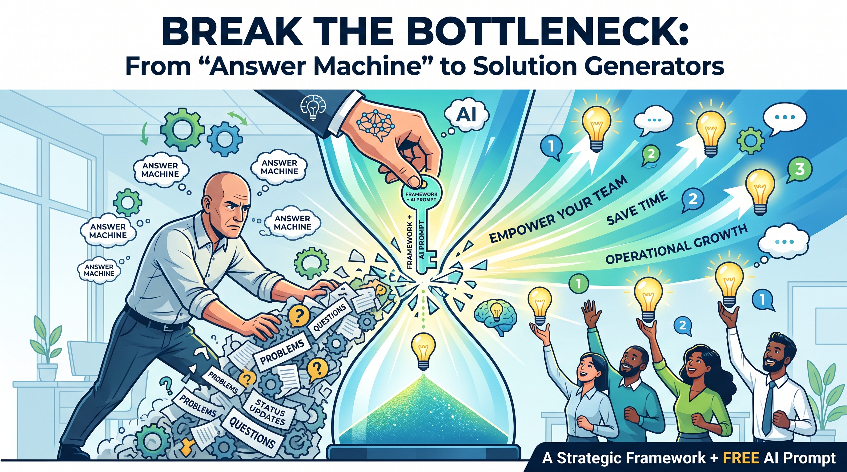 Stop Being the "Answer Machine": How to Empower Your Team and Streamline Problem Solving with AI