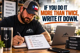 If You Do It More Than Twice, Write It Down | Set Sale Marketing